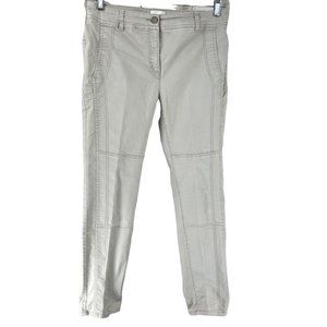 Chico's Women's Tan Khaki Skinny Leg High Rise Casual Work Pants Sz 0.5